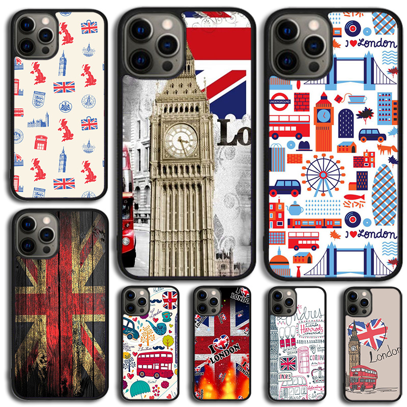 Phone Cases London - Londres ônibus inglaterra big ben caso