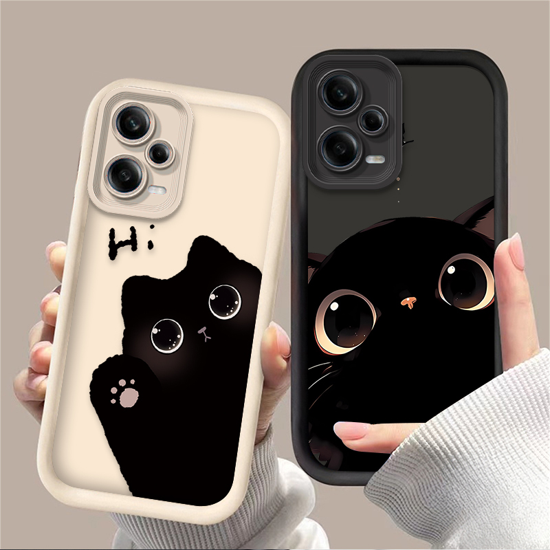 Phone Cases Xiaomi Redmi 12 - Adorável gato de olhos grandes caso