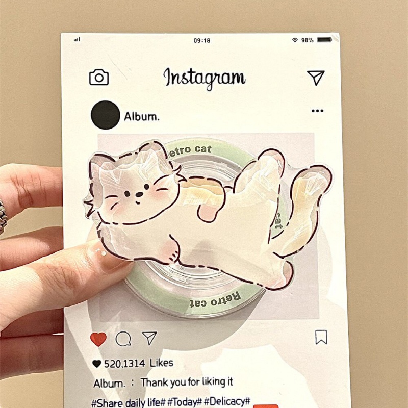 Phone Cases Quirky - Coreano bonito gatinho para magsafe telefone