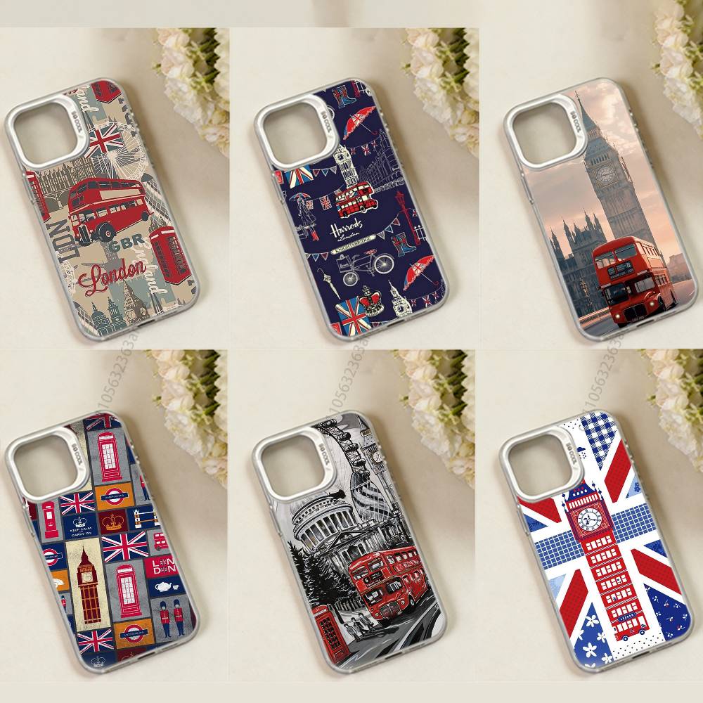 Phone Cases London - Capa de Celular Macia com Design