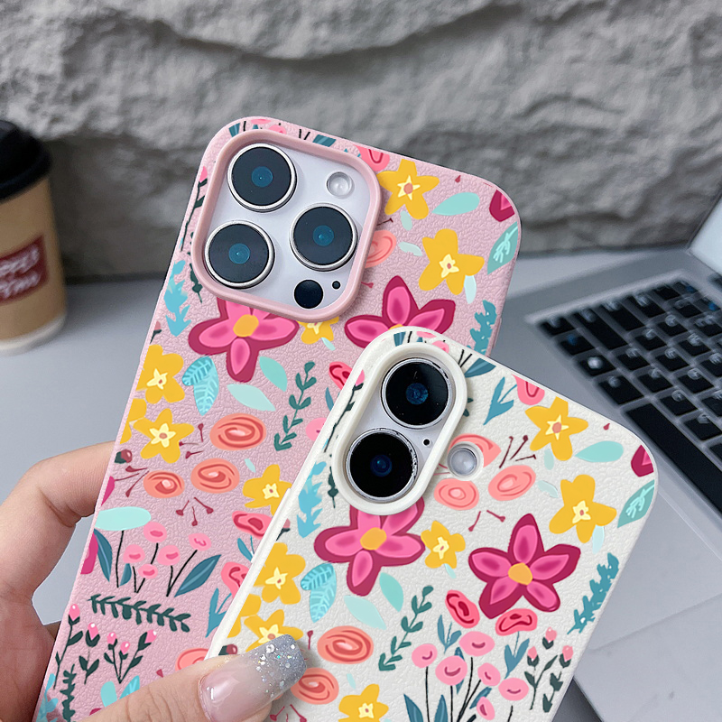 Flores coloridas caso de telef - Phone Cases Iphone 17 Pro Max avaliação e preço