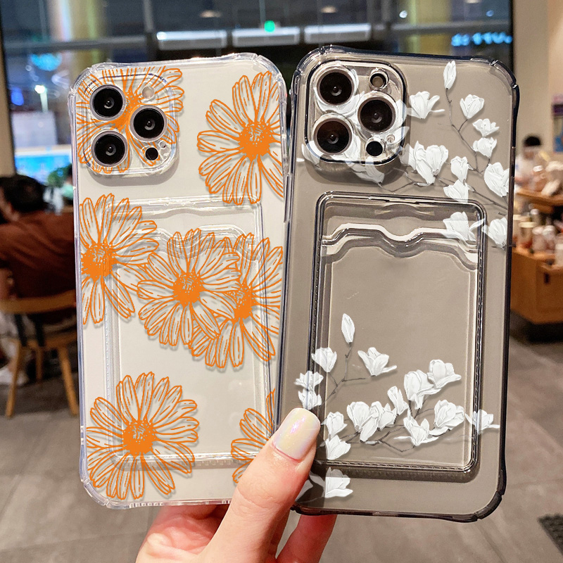 Capa de Celular Flor Margarida - Phone Cases With Card Holder avaliação e preço