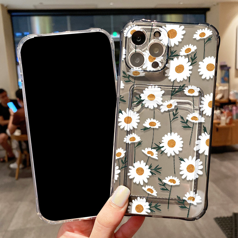 Capa de Celular Flor Margarida - Phone Cases With Card Holder avaliação e preço