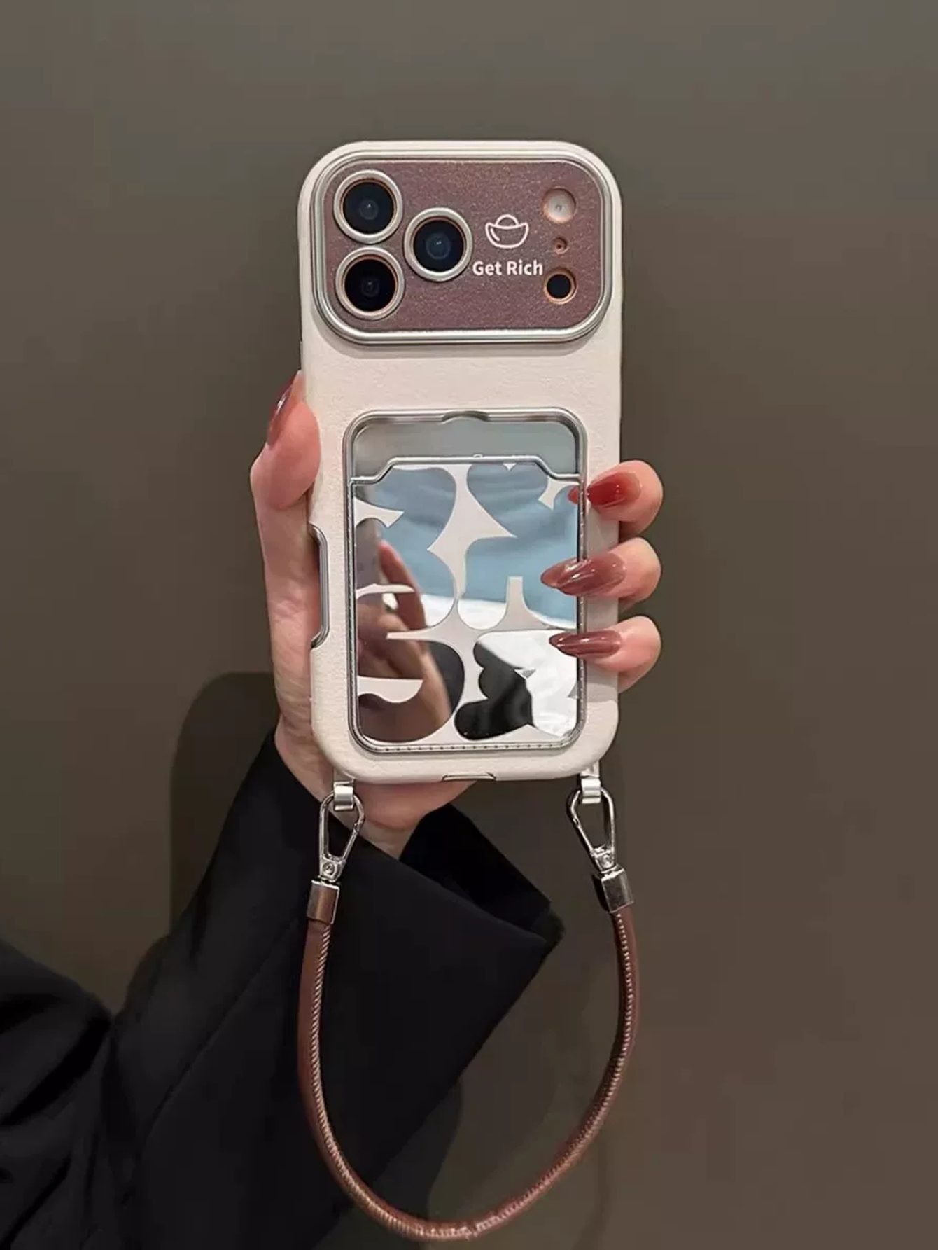 Capa de Celular de Couro Luxuo - Phone Cases With Card Holder avaliação e preço