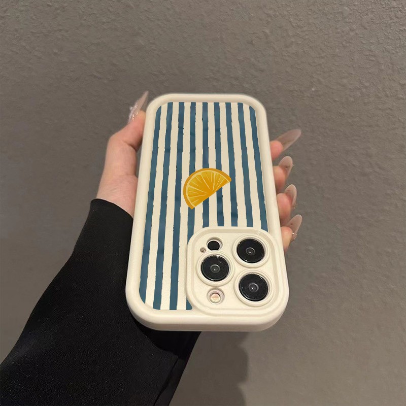 Listrado limão fatia padrão ca - Phone Cases Xiaomi Redmi 12 avaliação e preço