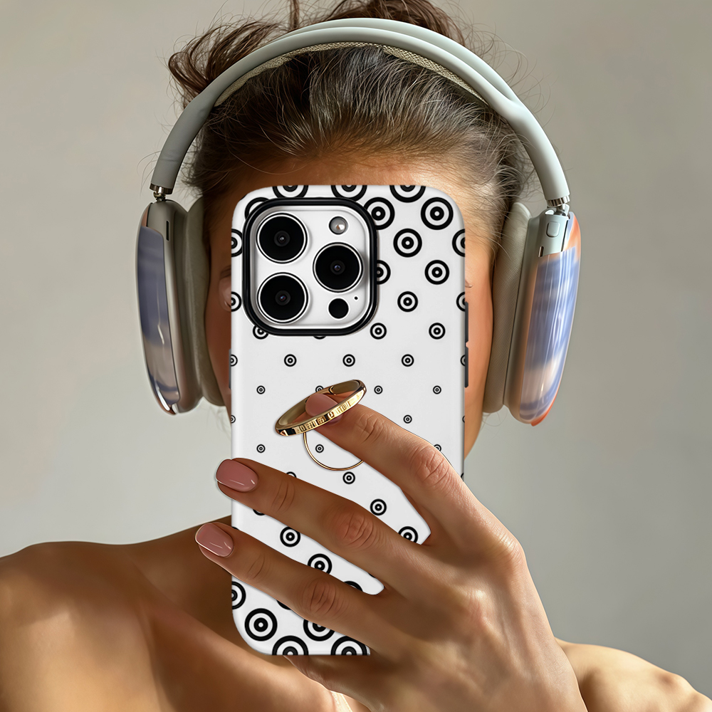 Capa de Celular Preta e Branca - Phone Cases Target avaliação e preço