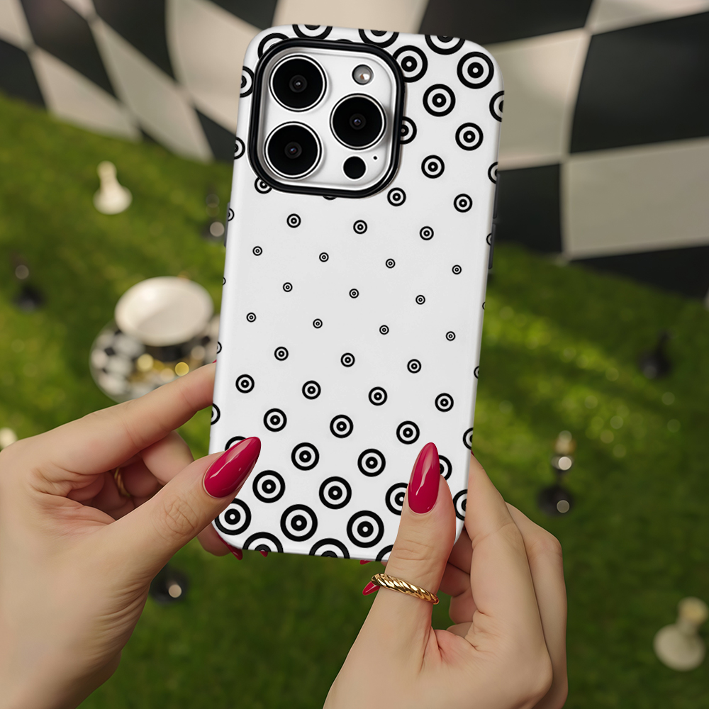 Capa de Celular Preta e Branca - Phone Cases Target avaliação e preço